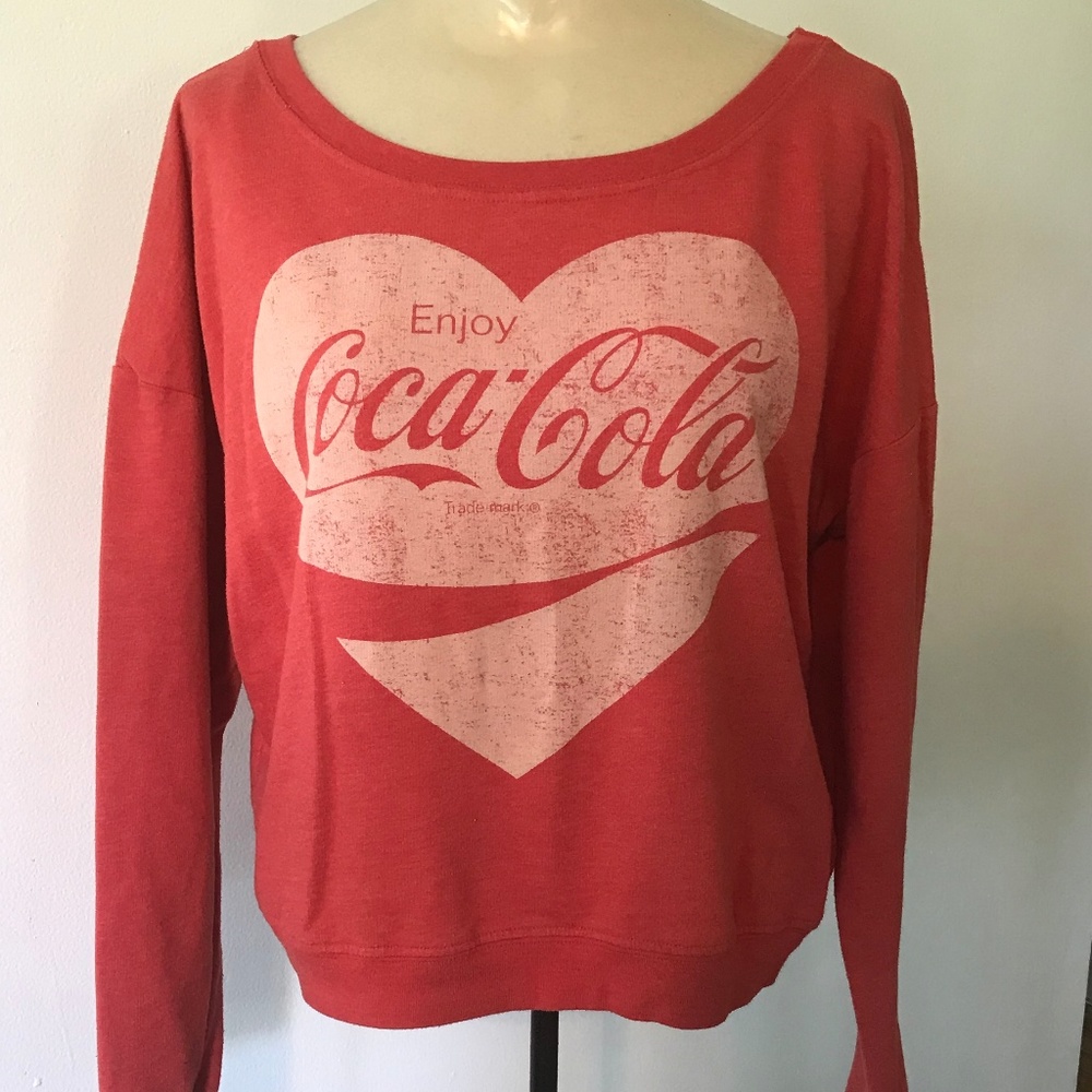 Women's Vintage Coke Cola  Sweatshirt